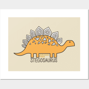 Dinosaur Stegosaurus Posters and Art